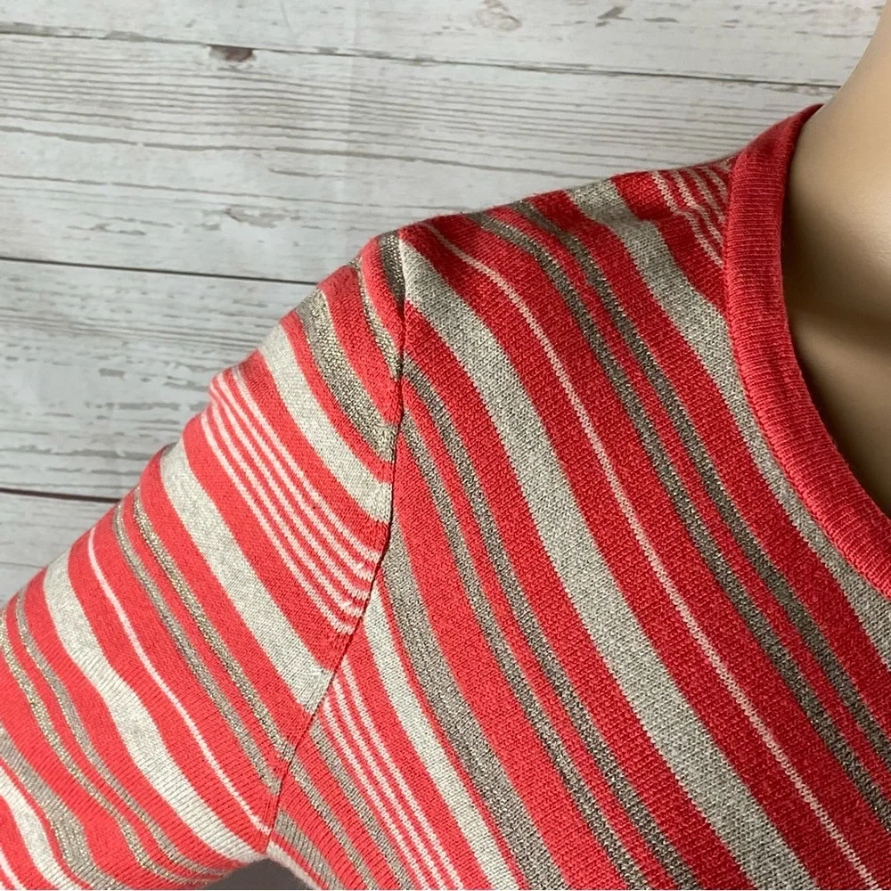 7th Avenue Design Studio Cardigan 💕 Glitter Diagonal Stripes - Picture 3 of 12